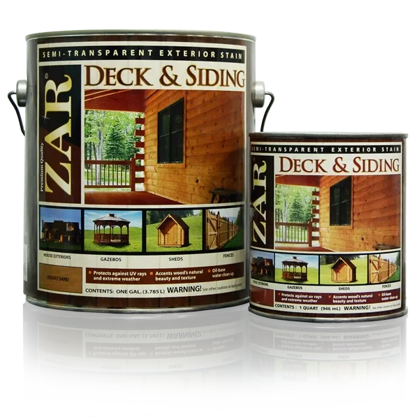 Exterior Stain, Zar Deck & Siding SemiTransparent Exterior Stain