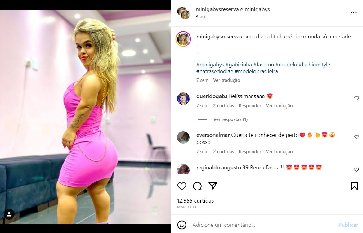 Influenciadora com nanismo, Mini Gabys revela valor chocante que recebe