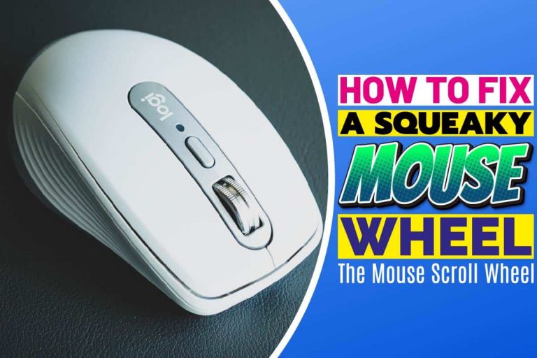 How To Fix A Squeaky Mouse Wheel The Mouse Scroll Wheel Is Touch ID