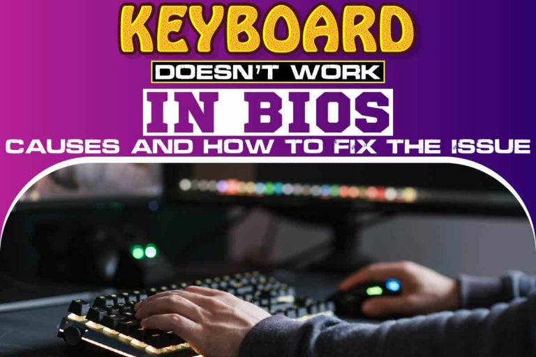 Keyboard Doesn’t Work In BIOS Causes And How To Fix The Issue Is