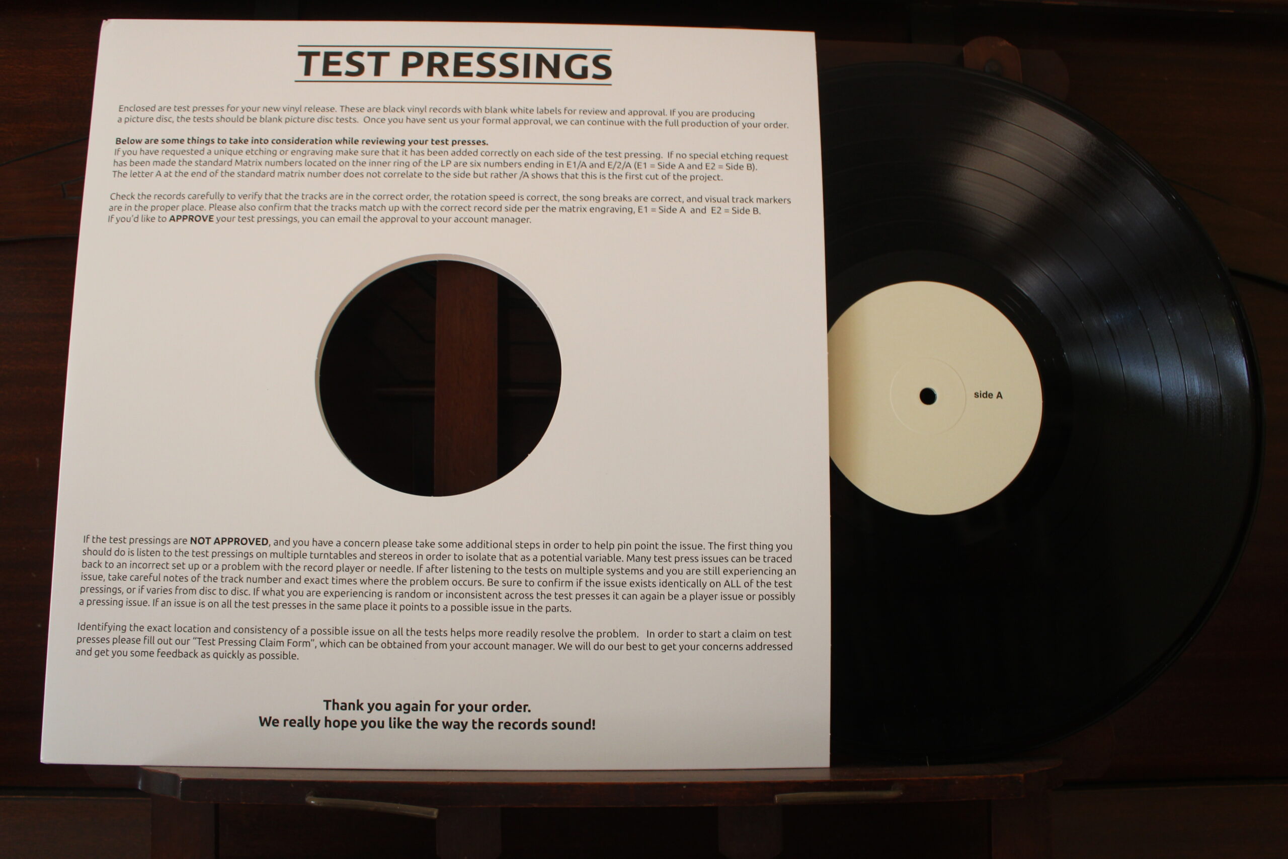 István Etiam Debut Vinyl LP Test pressing has arrived! István Etiam