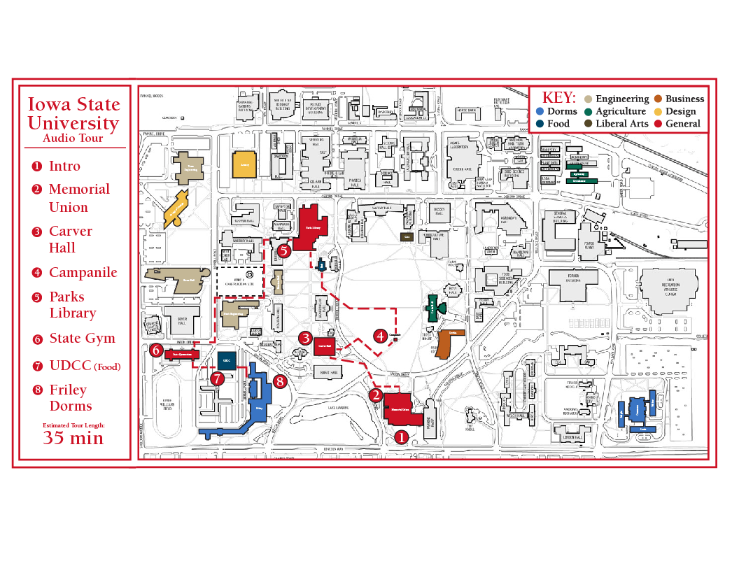Iowa State University Campus Map Iowa State Audio Tour | Isuaudioguide