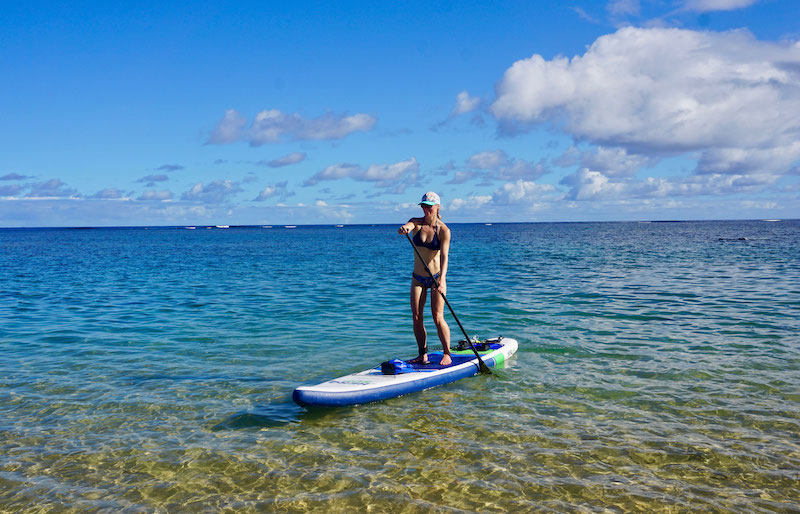 Stand Up Paddle Boarding In North Shore Kauai