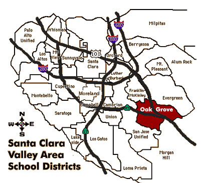 Santa Clara County District Map