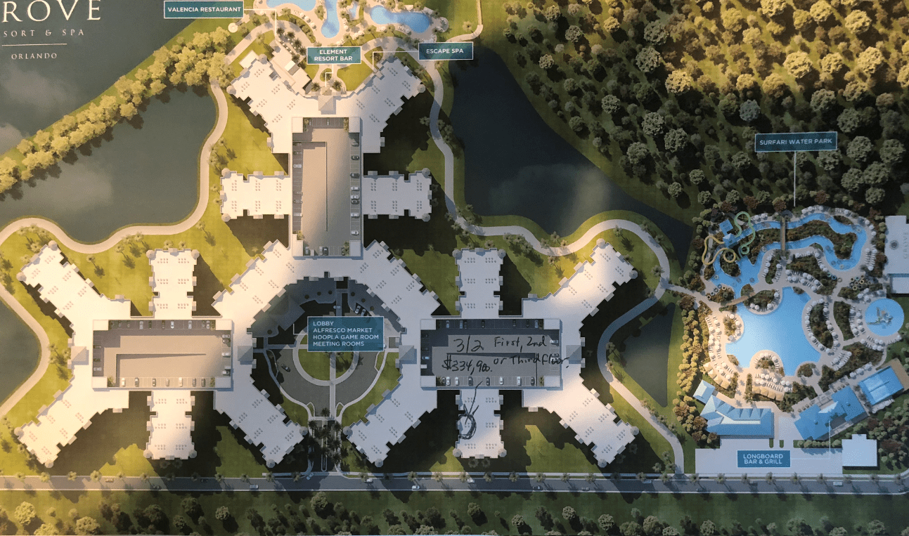 The Grove Resort Orlando Map The Grove Resort