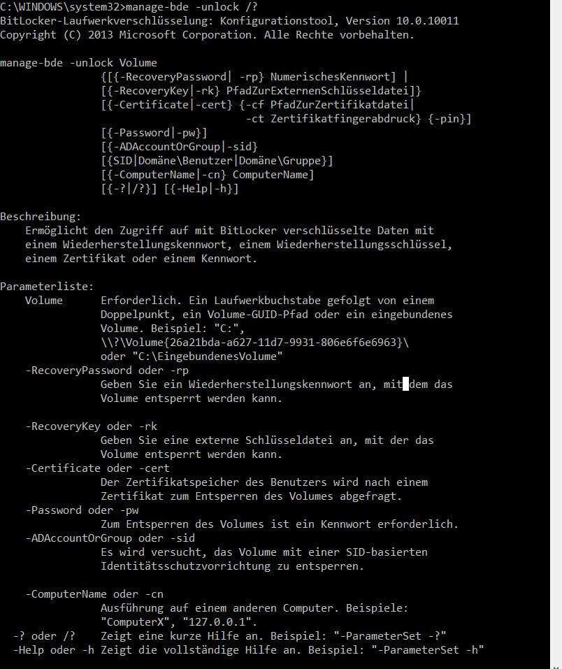 Bitlocker mit der cmd ITLEARNER
