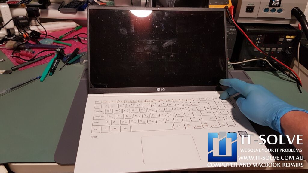 LG Gram Laptop Repair not turning on after liquid spillage Laptop