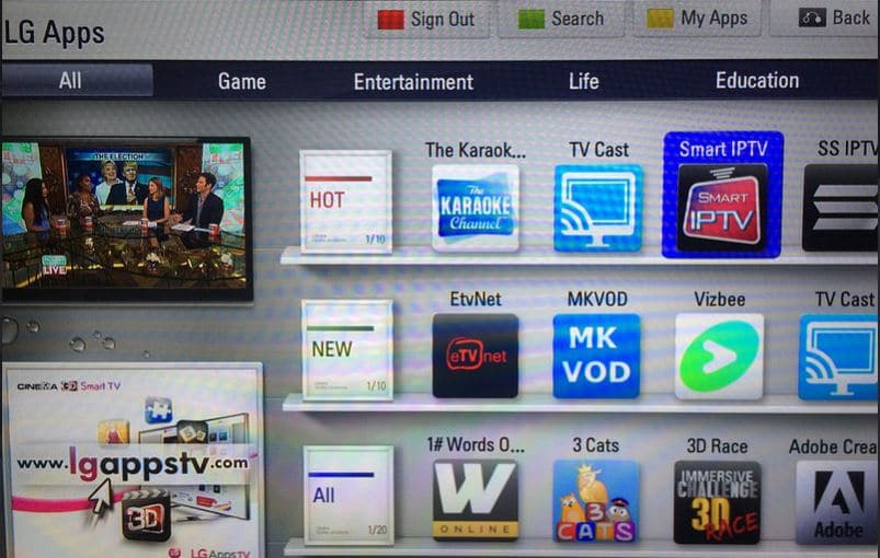 smart iptv lg how to install and configure player top 4 applications