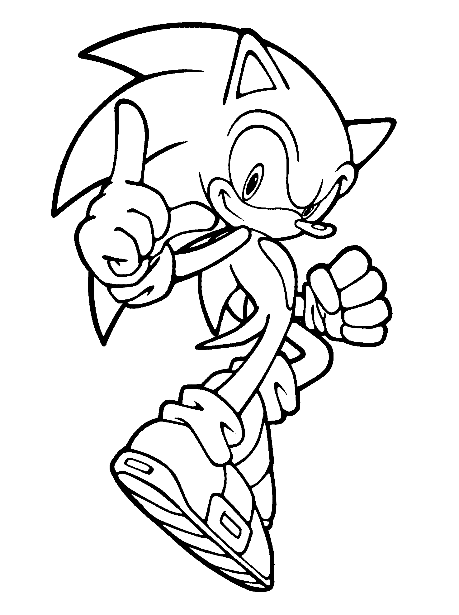 Disegni da colorare Sonic X