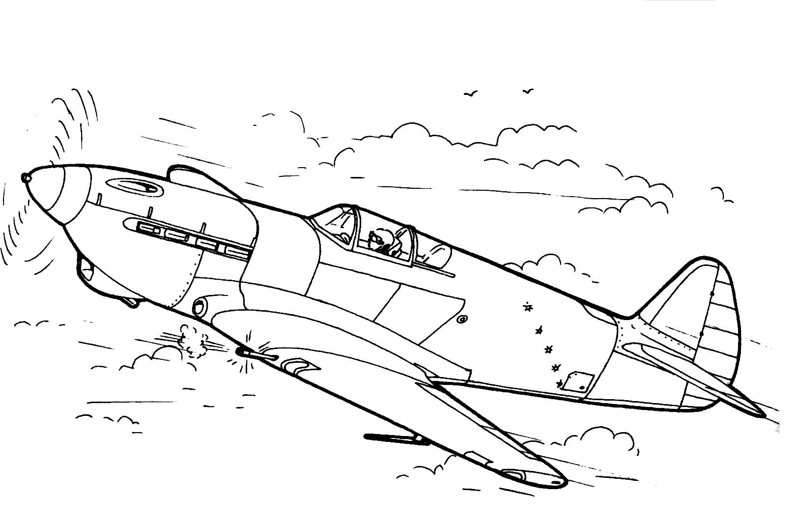 Disegni da colorare Fighter I30