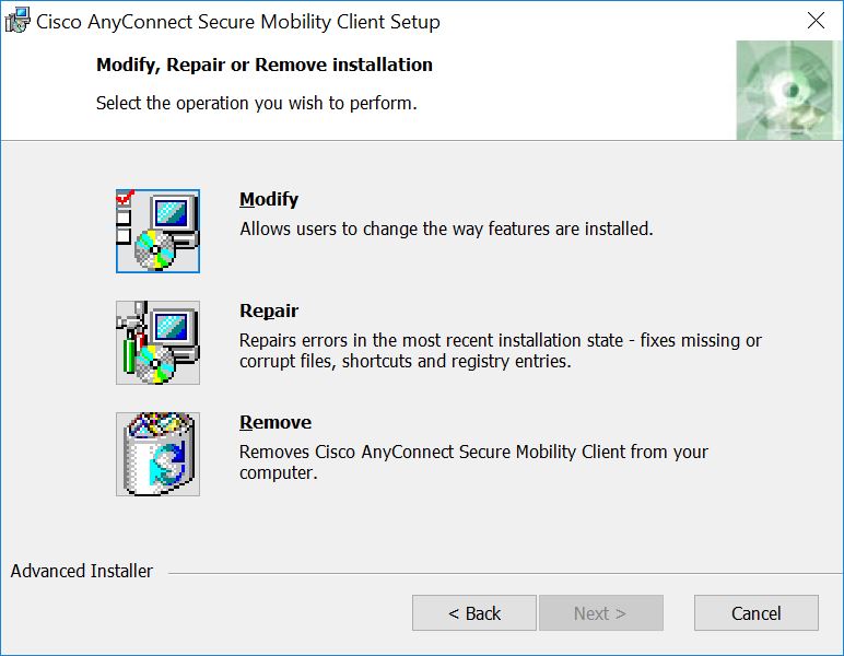 Install Cisco VPN Client IT Services