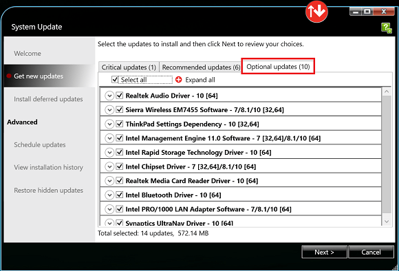 Using the Lenovo System Update Tool IT Services