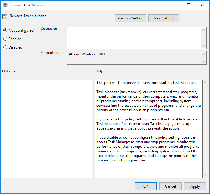 Compito Gestore Non Mostra Applicazioni / Processi In Windows 10 [Cima 7 Modi] 638_x_688_png