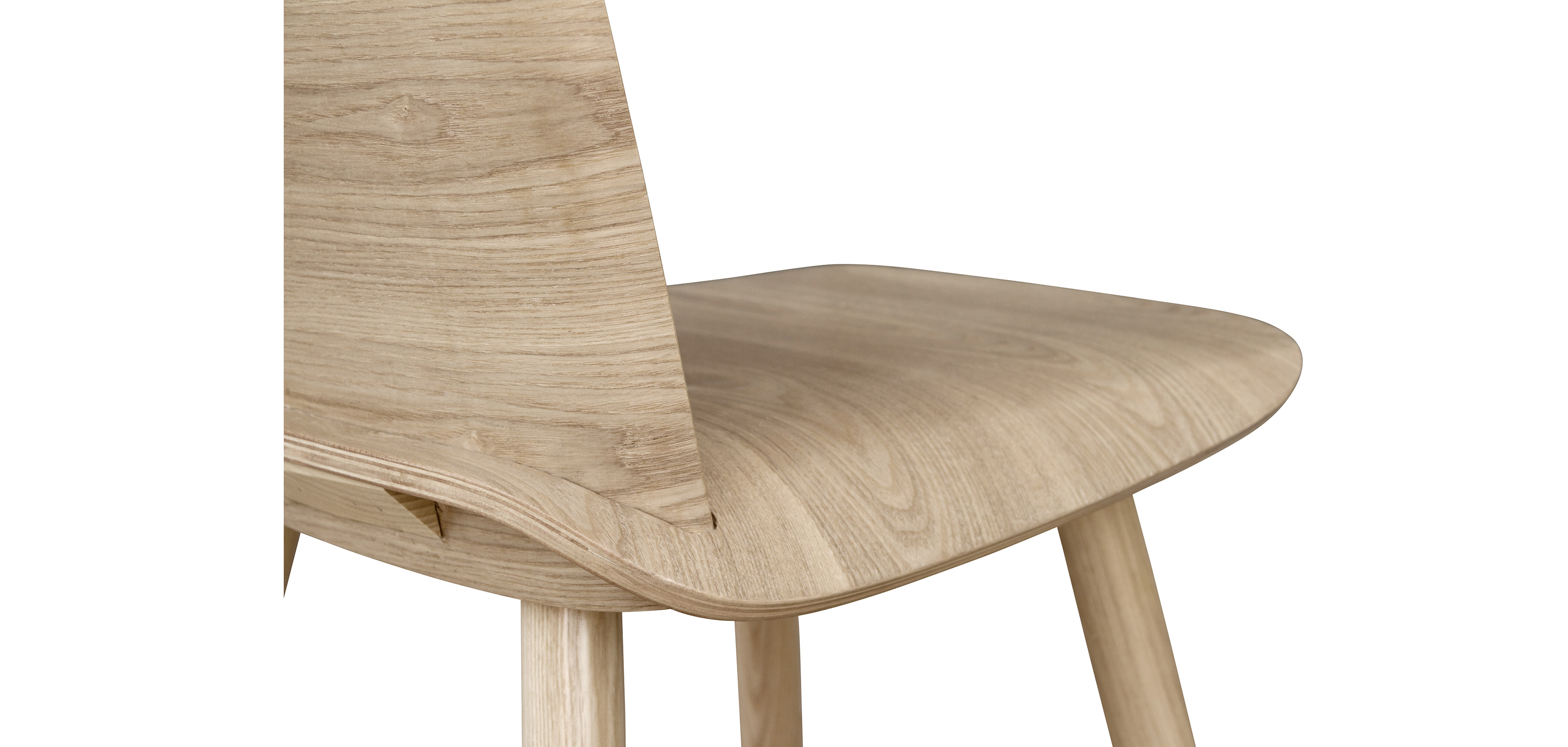 Sedia in legno stile scandinavo Berd