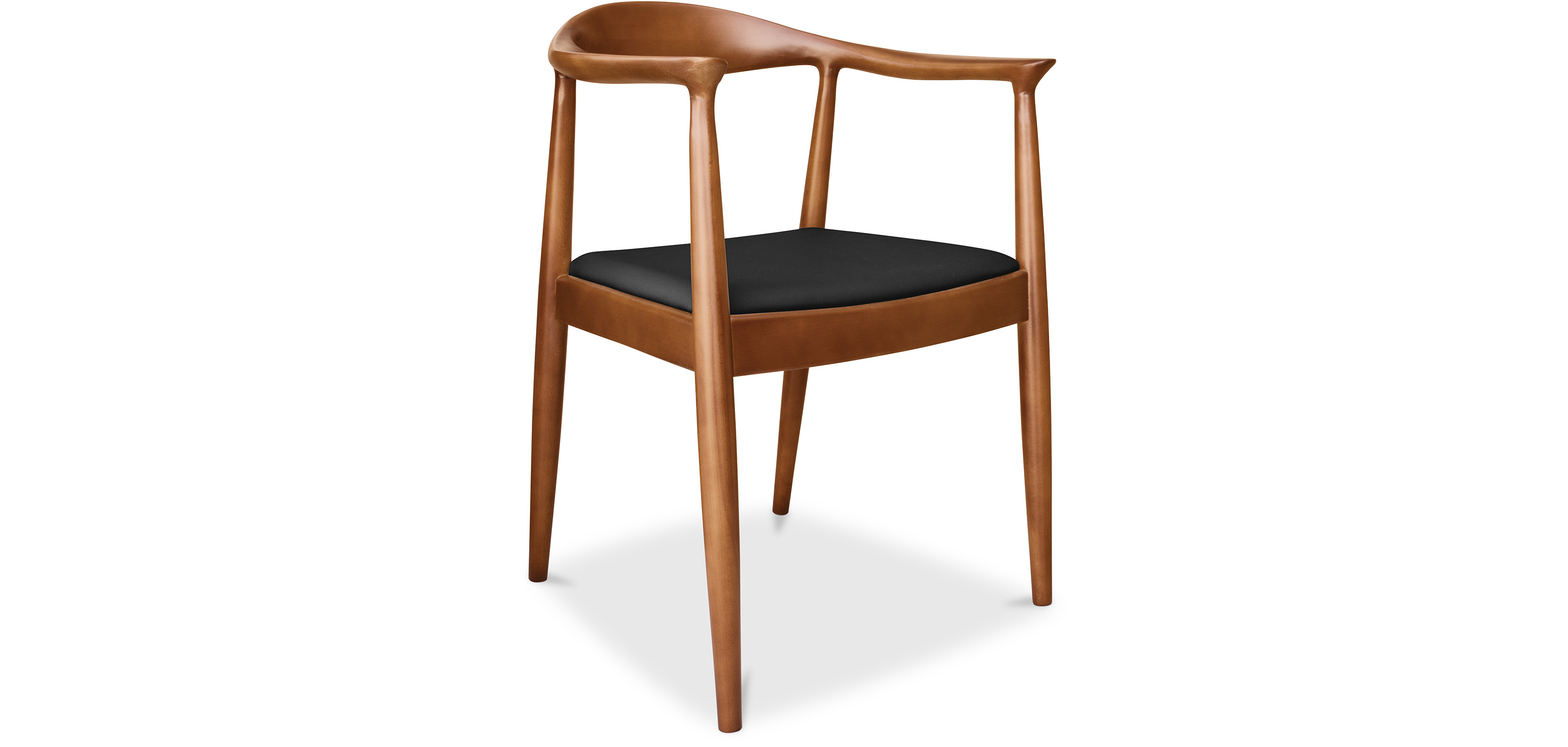 Sedia stile scandinavo The Chair Pelle Premium