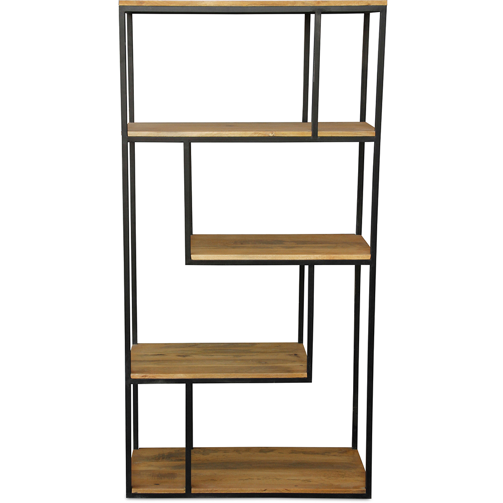 Libreria industriale Quebec Legno e metallo