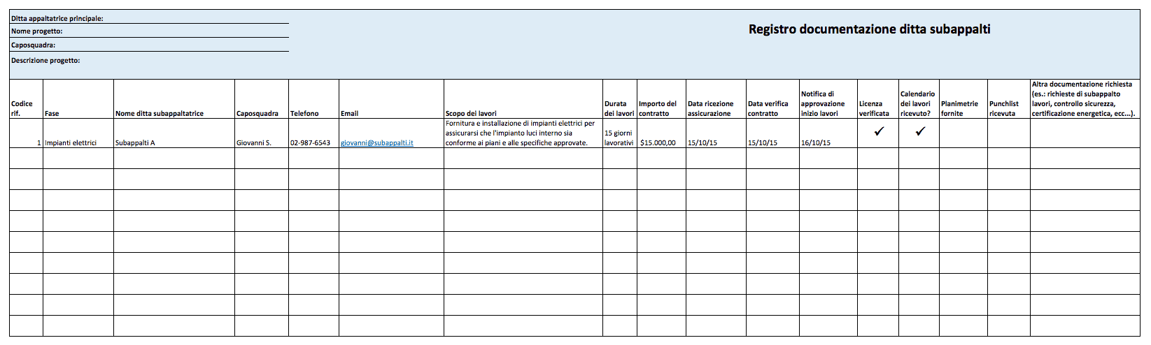 Fac Simile Preventivo Lavori Di Ristrutturazione