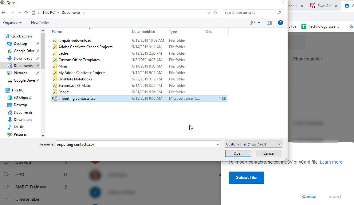 Creating Personal Contact Groups (Labels) in New Google Contacts