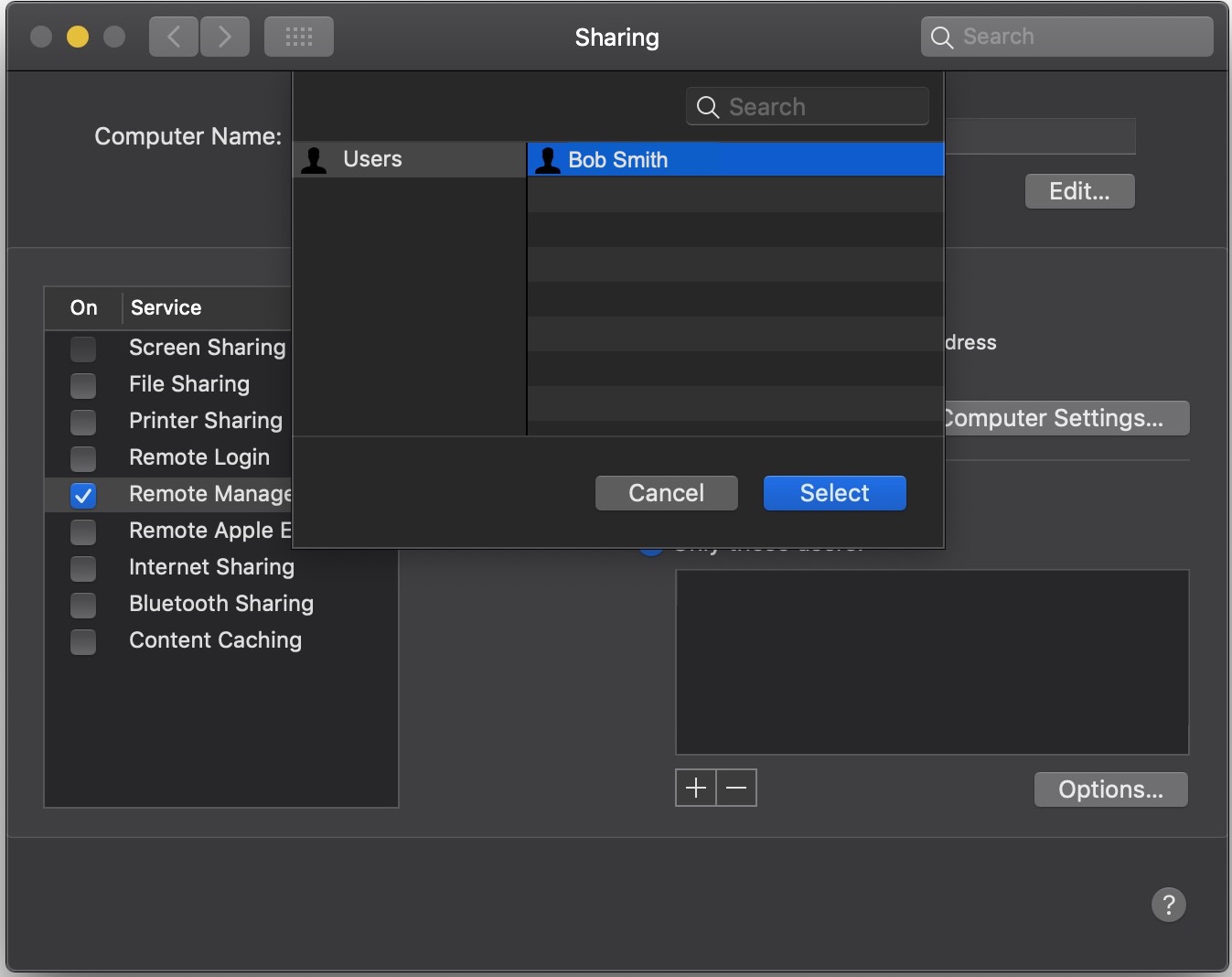 Connecting to Your Work Mac from an Offcampus Mac Division of