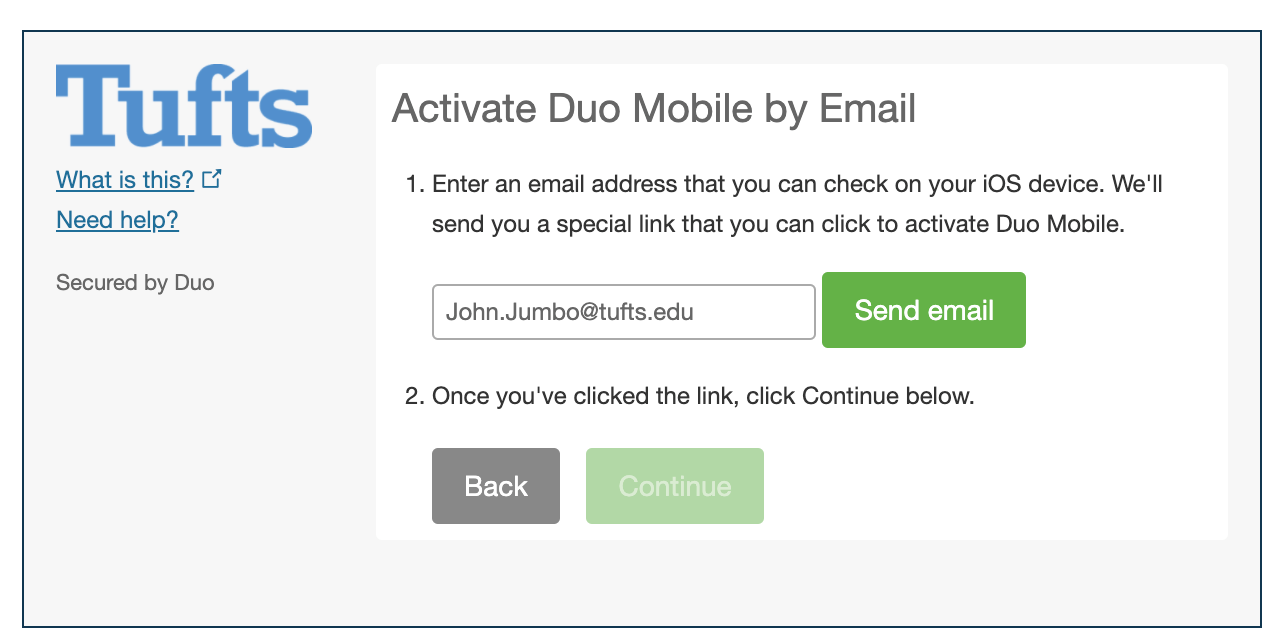 Email an Activation Link Technology Services