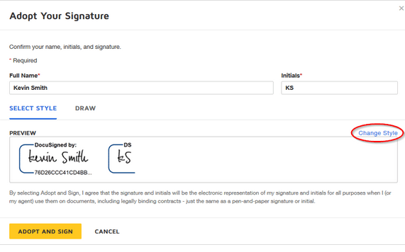 How To Change Signature On Docusign - howtofg