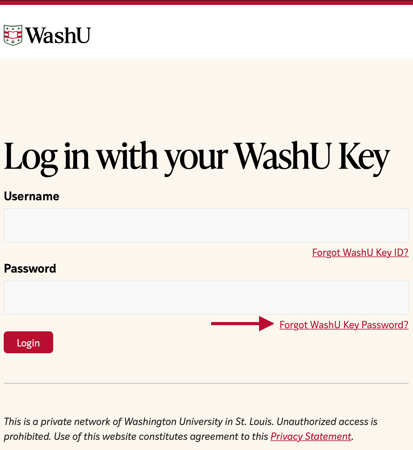 WashU Key HowTo's Information Technology