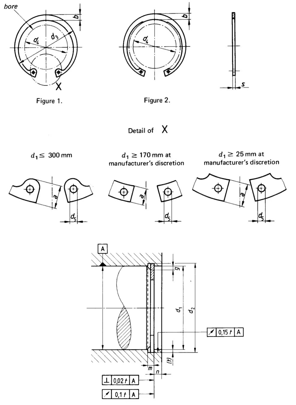 Internal Circlip DIN 472, JIS B 2804 ITA Fasteners
