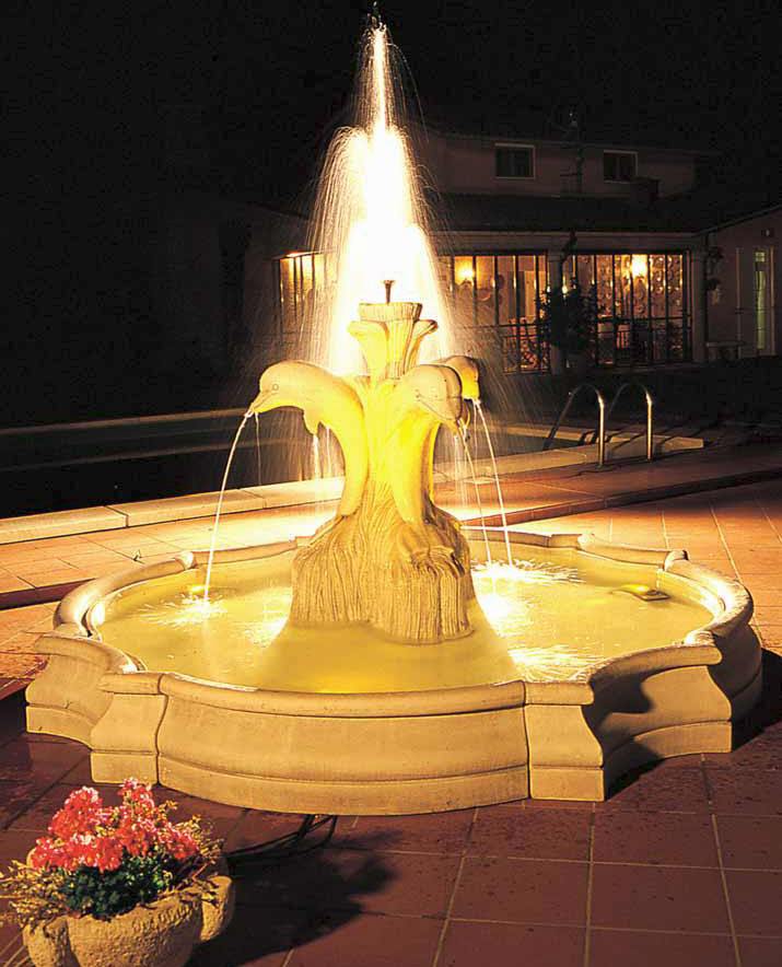 Marble Dolphin Fountain, Large Animal Statue Fountains Art