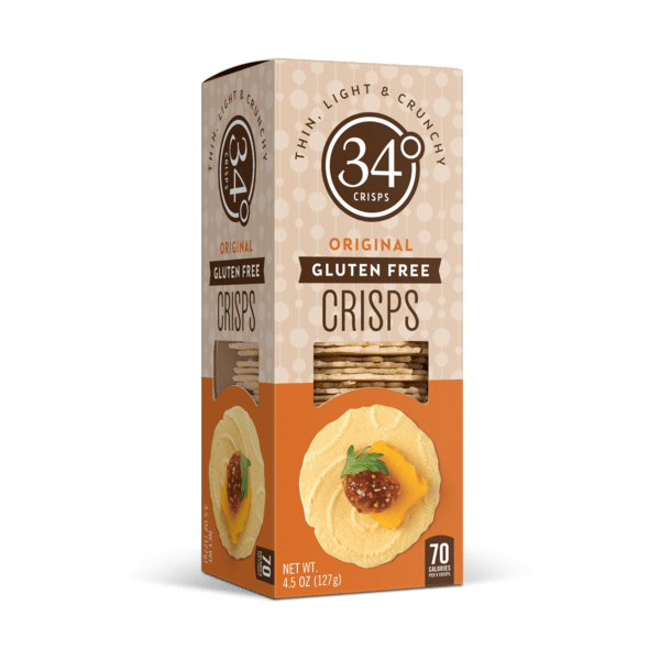 34 DEGREES, GLUTEN FREE ORIGINAL CRISPS Italco Food Products