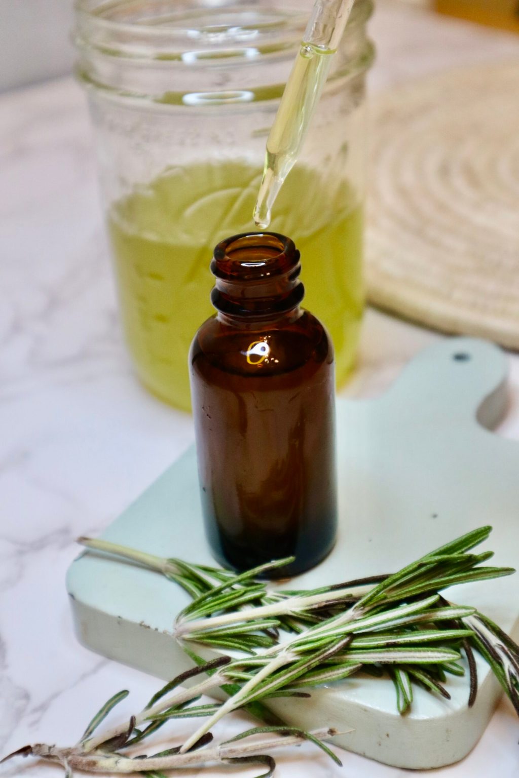 How to make rosemary hair oil DIY Ital Eats and Treats