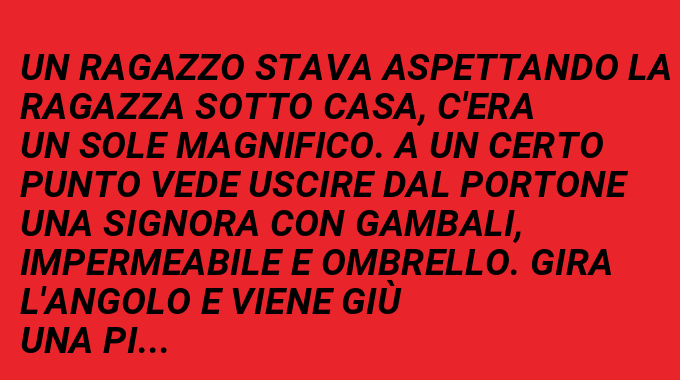 Che tempo fa... (Barzelletta)