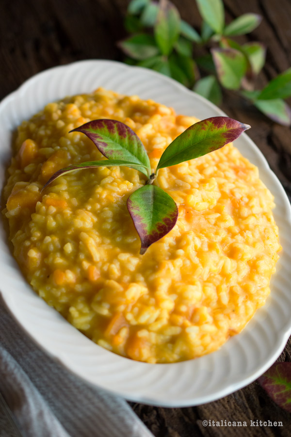 Creamy Pumpkin Risotto italicana kitchen