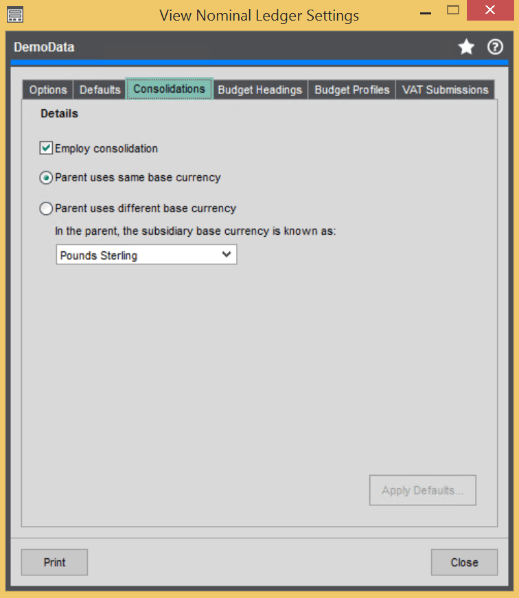 Year End for Groups Consolidation in Sage 200cloud