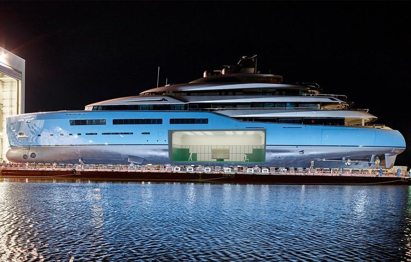 British billionaire has decorated his yacht with a Francis Bacon