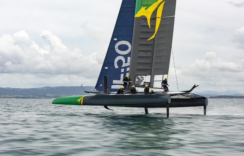 «Like the America's Cup», but even faster the F50 winged catamaran is