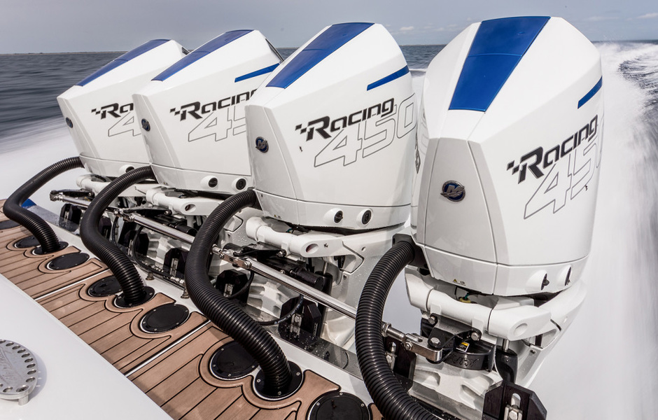 Mercury Racing has launched the world's most powerful outboard motor