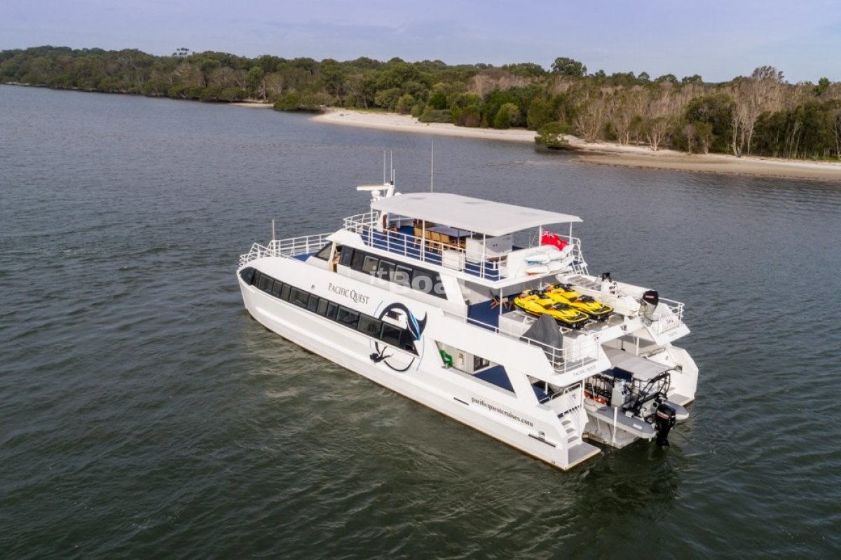 Custom Boats Pacific Quest Superyacht Features, Photos