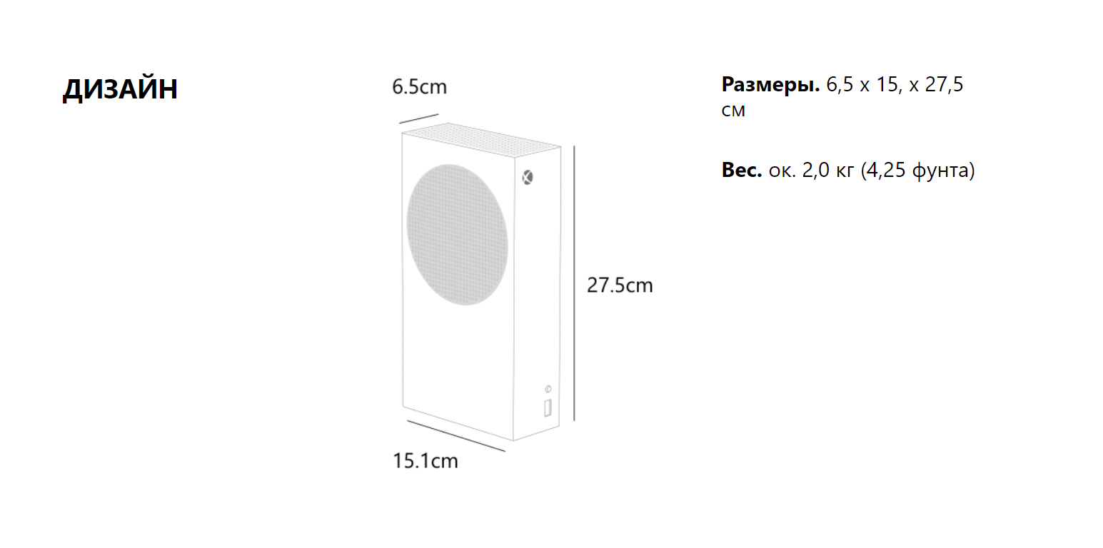 Xbox Series X и Series S — точные габариты, масса и комплектация новых консолей Microsoft