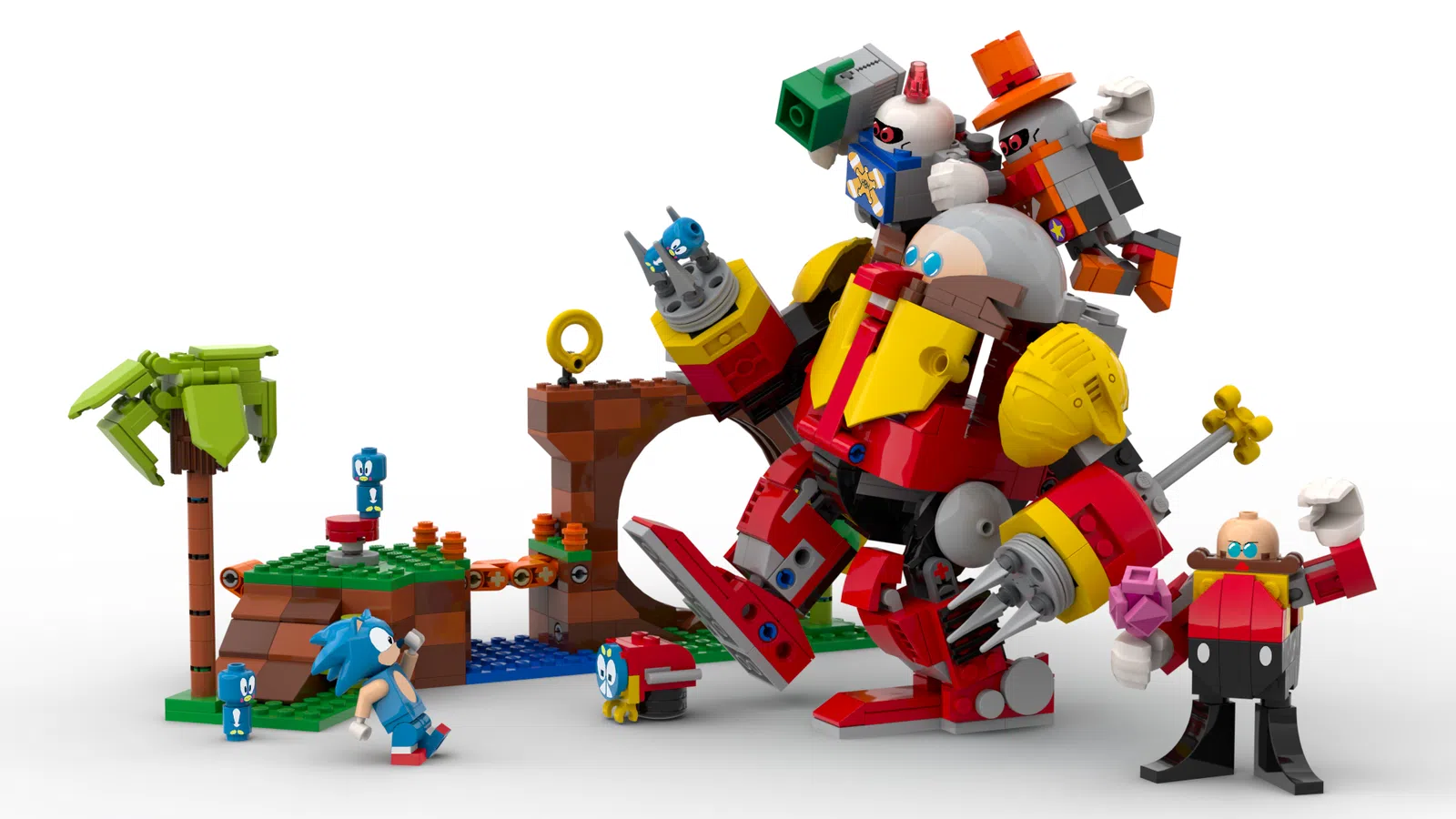 Lego выпустит тематический набор Sonic Mania, вдохновленный фанатским дизайном