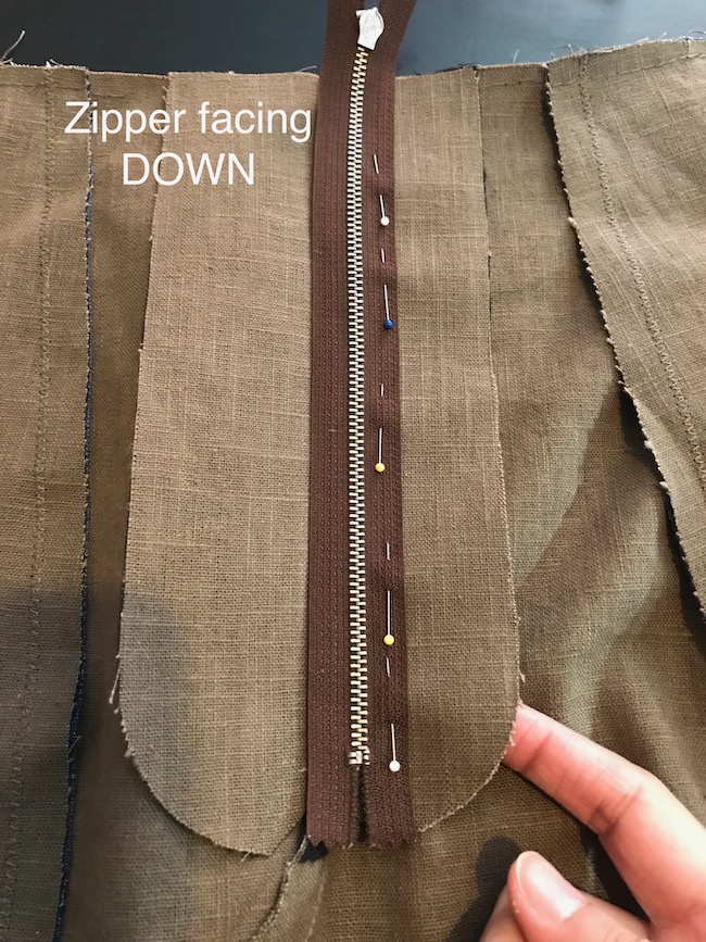 How to Fly front zipper—Upland Trousers Itch to Stitch