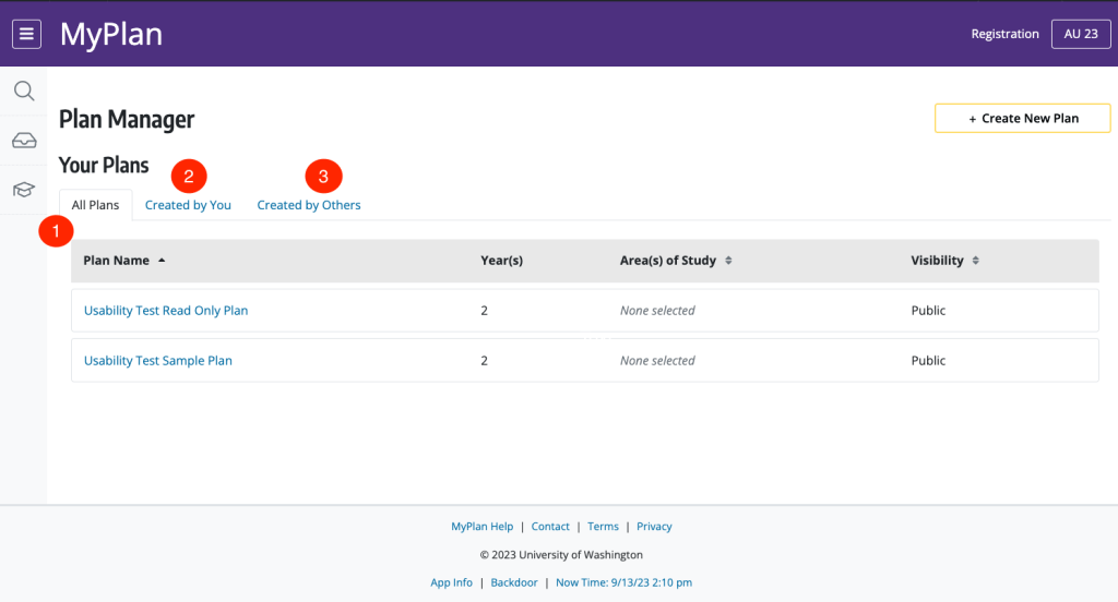 MyPlan Sample Plans Advisers IT Connect