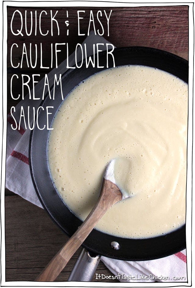 Cauliflower Cream Sauce Recipe