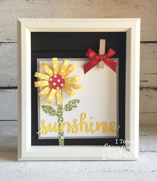 One of My Favorite Paper Craft Ideas for Home Decor! I Teach Stamping