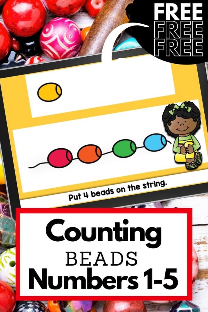 Free Bead Counting Activities for Preschool I Teach Too