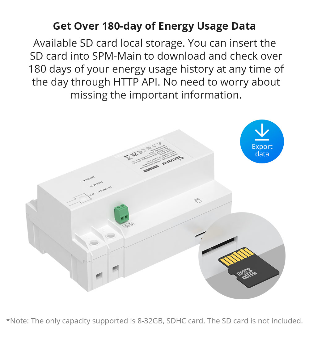 Smart Stackable Power Meter (Main Unit) – Sonoff India