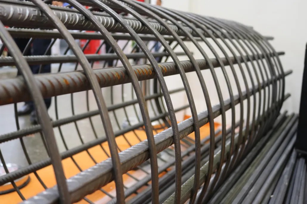 Reinforcement steel rebar pile cage making welding machine cut and bend