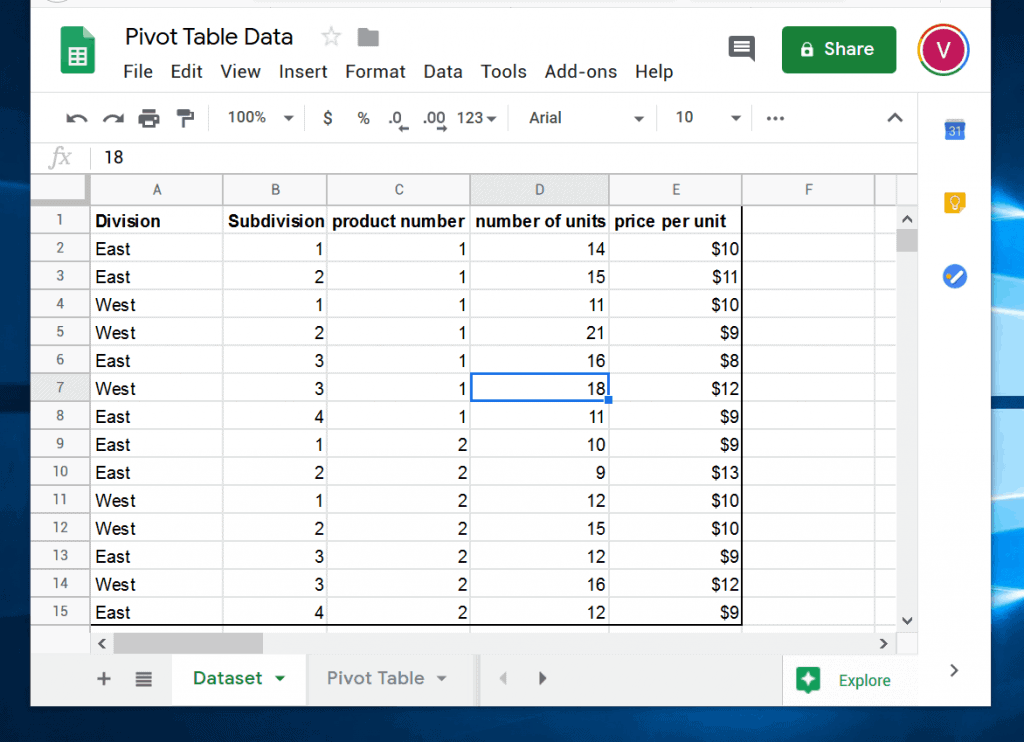 How to Make a Pivot Table in Google Sheets﻿