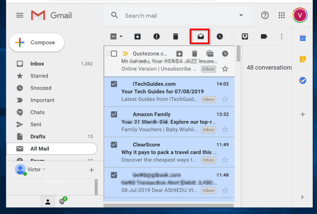 Gmail Mark All as Read How to Mark all Emails as Read on
