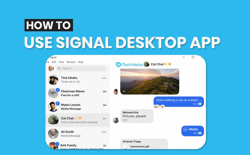 How to Use Signal Desktop App 2024 Chrome, macOS, Windows