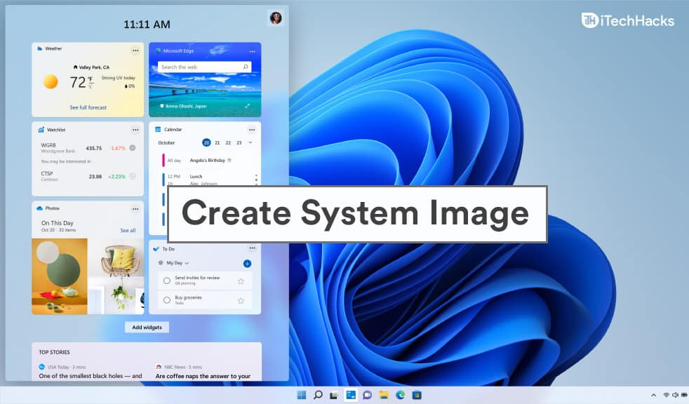 How to Create a System Image In Windows 11